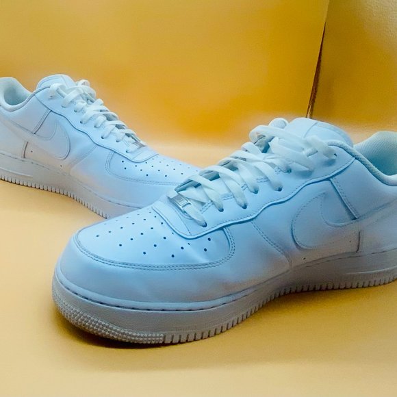 Nike Air Force 1 Low '07 Triple White  - Size 17 - Picture 2 of 7